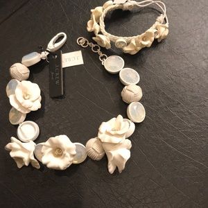 NEW J crew necklace and bracelet set